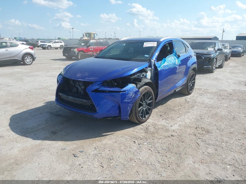 2015 Lexus Nx VIN JTJYARBZ8F2007790 IAAI salvage auction — FRONT END, Salvage (Texas), sold $6,000 on 2026-07-29 (photo 6)