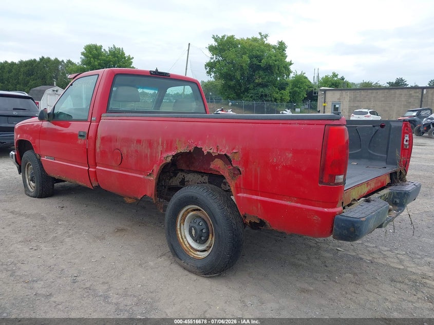 1997 Chevrolet C/k 2500 VIN 1GCGC24R9VZ167924 IAAI salvage auction — NORMAL WEAR, Clear (New York), sold $375 on 2026-07-09 (photo 3)