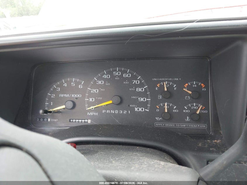 1997 Chevrolet C/k 2500 VIN 1GCGC24R9VZ167924 IAAI salvage auction — NORMAL WEAR, Clear (New York), sold $375 on 2026-07-09 (photo 7)