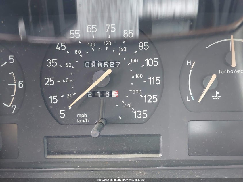 1997 Saab 9000 VIN YS3CF68M1V1029989 IAAI salvage auction — NORMAL WEAR, Clear (Oklahoma), sold $375 on 2026-07-07 (photo 6)