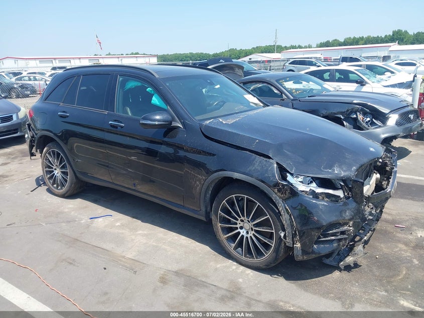 2017 Mercedes-benz Glc VIN WDC0G4JBXHF198575 IAAI salvage auction — FRONT & REAR, Salvage (North Carolina), sold $25 on 2026-07-29 (photo 1)
