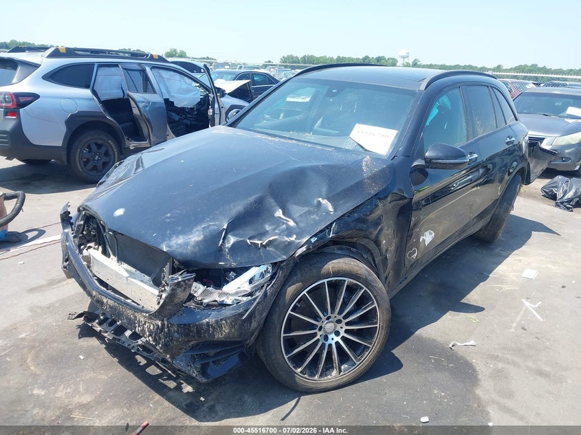 2017 Mercedes-benz Glc VIN WDC0G4JBXHF198575 IAAI salvage auction — FRONT & REAR, Salvage (North Carolina), sold $25 on 2026-07-29 (photo 2)
