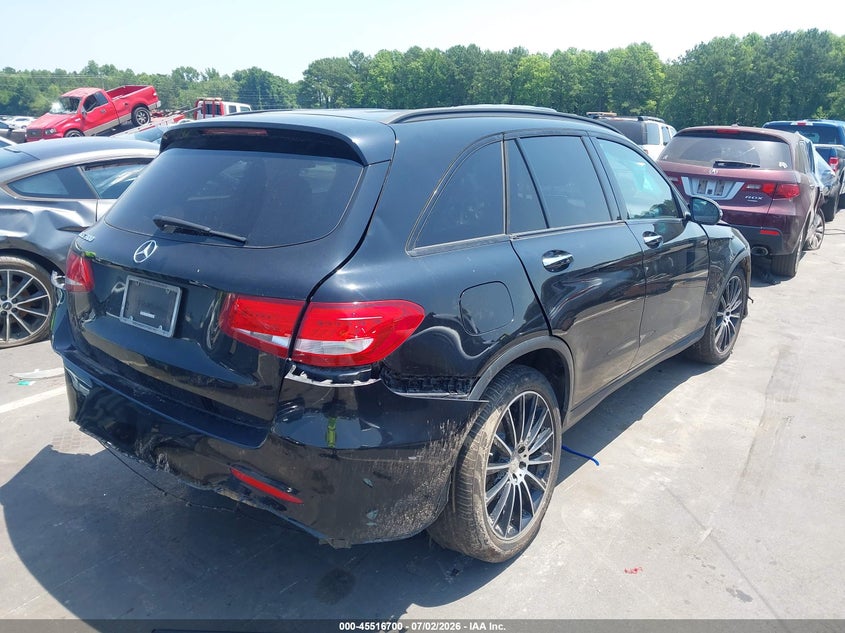 2017 Mercedes-benz Glc VIN WDC0G4JBXHF198575 IAAI salvage auction — FRONT & REAR, Salvage (North Carolina), sold $25 on 2026-07-29 (photo 4)
