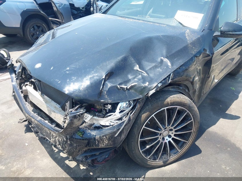 2017 Mercedes-benz Glc VIN WDC0G4JBXHF198575 IAAI salvage auction — FRONT & REAR, Salvage (North Carolina), sold $25 on 2026-07-29 (photo 6)