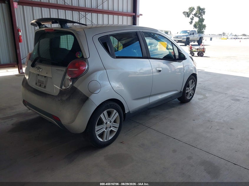 2013 Chevrolet Spark VIN KL8CA6S93DC500174 IAAI salvage auction — NORMAL WEAR, Clear - Dealer Only (California), sold $800 on 2026-07-07 (photo 4)