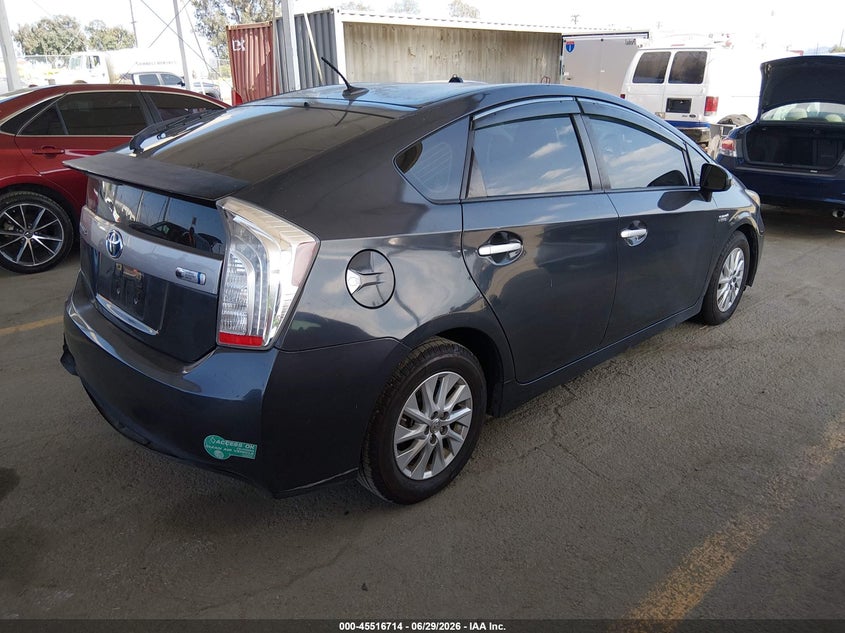 2014 Toyota Prius VIN JTDKN3DP9E3055488 IAAI salvage auction — REAR END, Salvage Title, sold $3,400 on 2026-08-02 (photo 4)