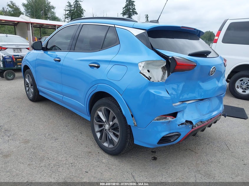 2021 Buick Encore gx VIN KL4MMGSL4MB176852 IAAI salvage auction — REAR END, Bill Of Sale (Washington), sold $4,450 on 2026-07-11 (photo 3)
