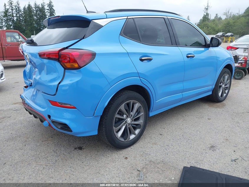 2021 Buick Encore gx VIN KL4MMGSL4MB176852 IAAI salvage auction — REAR END, Bill Of Sale (Washington), sold $4,450 on 2026-07-11 (photo 4)