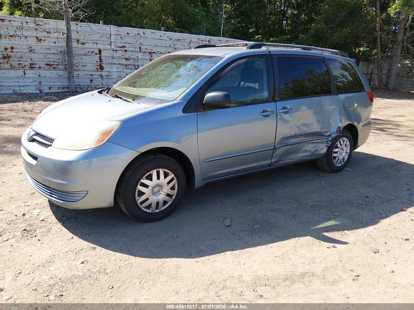 2005 Toyota Sienna VIN 5TDZA23C75S254959 IAAI salvage auction — LEFT SIDE, Clear (Massachusetts), sold $850 on 2026-07-29 (photo 2)