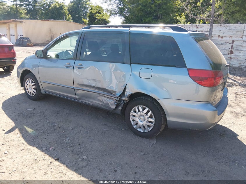2005 Toyota Sienna VIN 5TDZA23C75S254959 IAAI salvage auction — LEFT SIDE, Clear (Massachusetts), sold $850 on 2026-07-29 (photo 3)