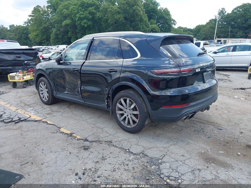 2019 Porsche Cayenne VIN WP1AB2AY3KDA61688 IAAI salvage auction — REAR END, Salvage (Georgia), sold $16,000 on 2026-08-12 (photo 3)