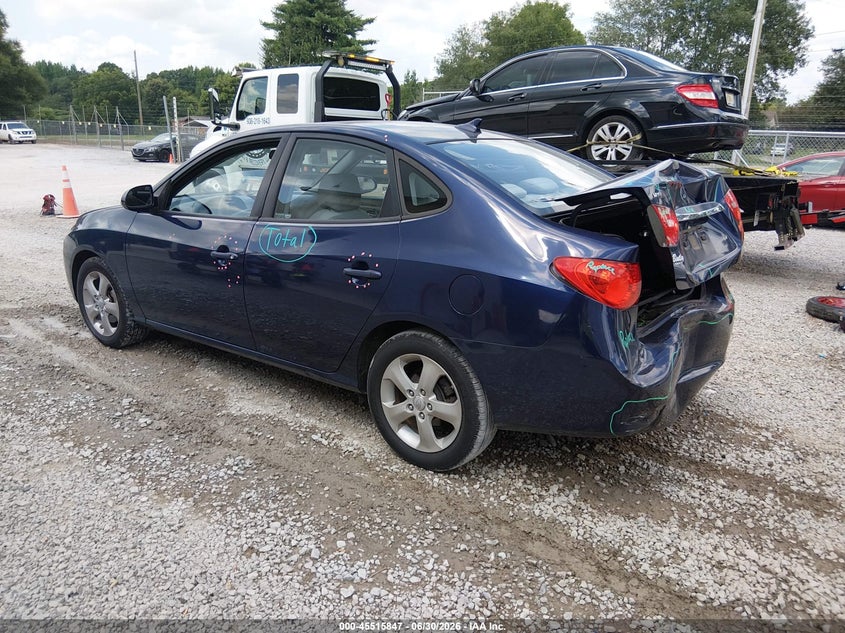 2010 Hyundai Elantra VIN KMHDU4AD1AU177936 IAAI salvage auction — REAR END, Salvage (Alabama), sold $25 on 2026-07-29 (photo 3)