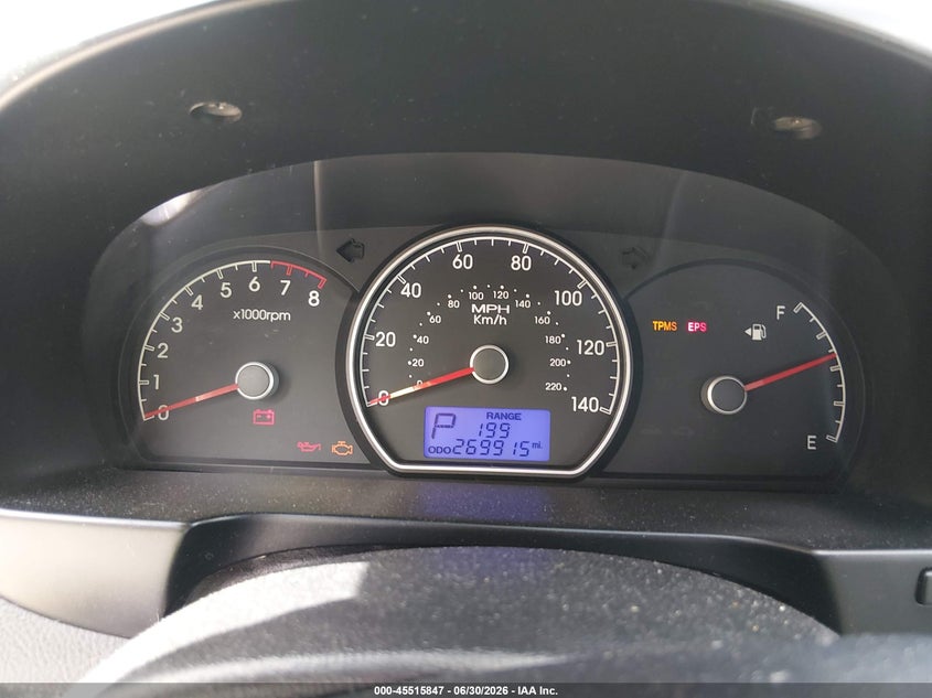 2010 Hyundai Elantra VIN KMHDU4AD1AU177936 IAAI salvage auction — REAR END, Salvage (Alabama), sold $25 on 2026-07-29 (photo 7)