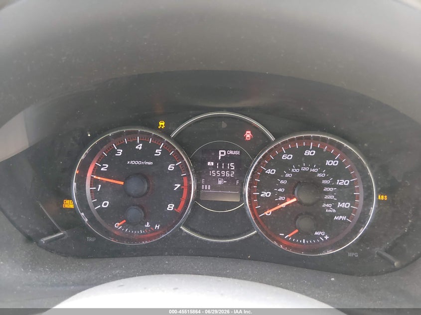 2011 Subaru Forester VIN JF2SHGHC9BH707886 IAAI salvage auction — NORMAL WEAR, Clear (Maryland), sold $600 on 2026-07-20 (photo 7)
