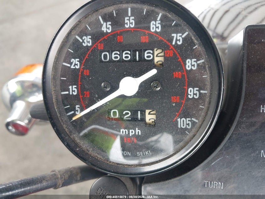 1986 Honda Cb450 VIN JH2PC0544GM402311 IAAI salvage auction — NORMAL WEAR, Clear (Washington), sold $275 on 2026-07-08 (photo 7)