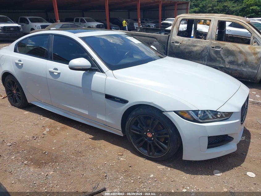 2018 Jaguar Xe VIN SAJAF4FN9JCP37776 IAAI salvage auction — RIGHT FRONT, Clear (Georgia), sold $2,200 on 2026-07-08 (photo 1)