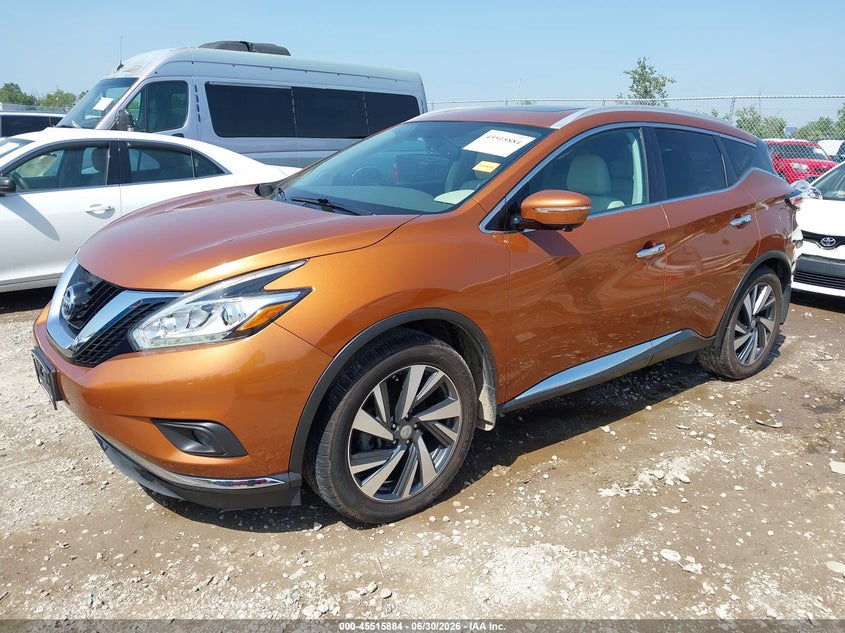 2015 Nissan Murano VIN 5N1AZ2MH3FN276668 IAAI salvage auction — SIDE, Salvage Title, sold $1,650 on 2026-07-18 (photo 2)