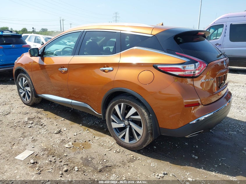 2015 Nissan Murano VIN 5N1AZ2MH3FN276668 IAAI salvage auction — SIDE, Salvage Title, sold $1,650 on 2026-07-18 (photo 3)