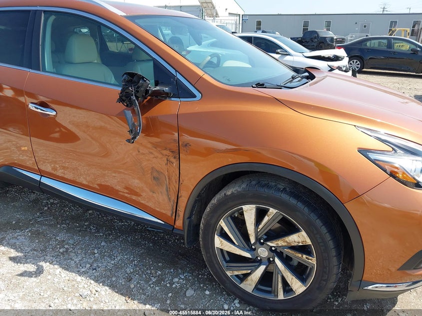 2015 Nissan Murano VIN 5N1AZ2MH3FN276668 IAAI salvage auction — SIDE, Salvage Title, sold $1,650 on 2026-07-18 (photo 6)