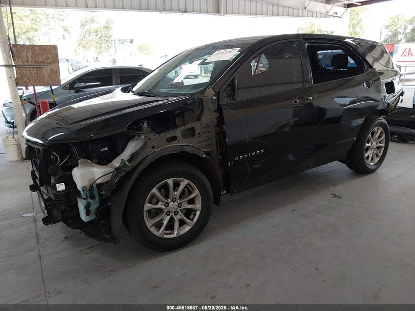 2020 Chevrolet Equinox VIN 2GNAXKEV5L6242348 IAAI salvage auction — FRONT & REAR, Certificate Of Destruction (Florida), sold $2,100 on 2026-07-25 (photo 2)