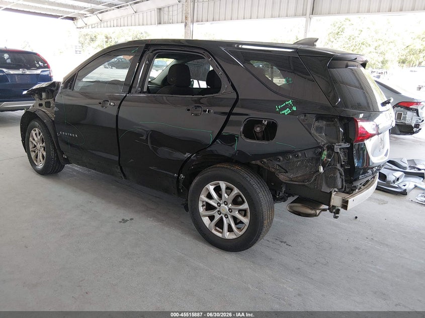 2020 Chevrolet Equinox VIN 2GNAXKEV5L6242348 IAAI salvage auction — FRONT & REAR, Certificate Of Destruction (Florida), sold $2,100 on 2026-07-25 (photo 3)