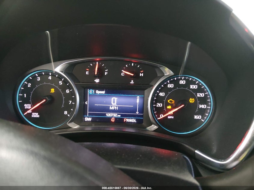 2020 Chevrolet Equinox VIN 2GNAXKEV5L6242348 IAAI salvage auction — FRONT & REAR, Certificate Of Destruction (Florida), sold $2,100 on 2026-07-25 (photo 7)