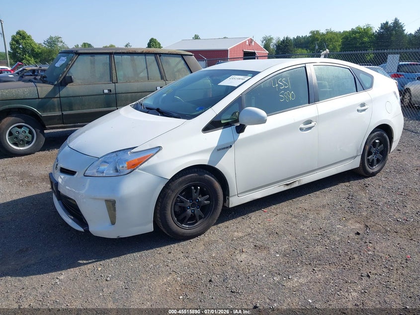 2014 Toyota Prius VIN JTDKN3DU9E1769946 IAAI salvage auction — NORMAL WEAR, Clear (Virginia), sold $2,150 on 2026-07-07 (photo 2)