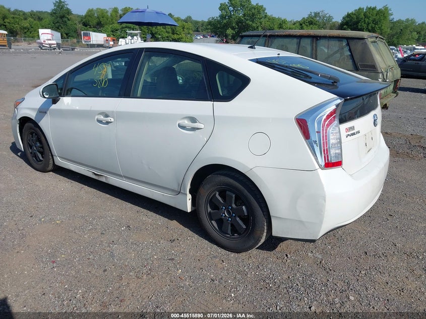 2014 Toyota Prius VIN JTDKN3DU9E1769946 IAAI salvage auction — NORMAL WEAR, Clear (Virginia), sold $2,150 on 2026-07-07 (photo 3)