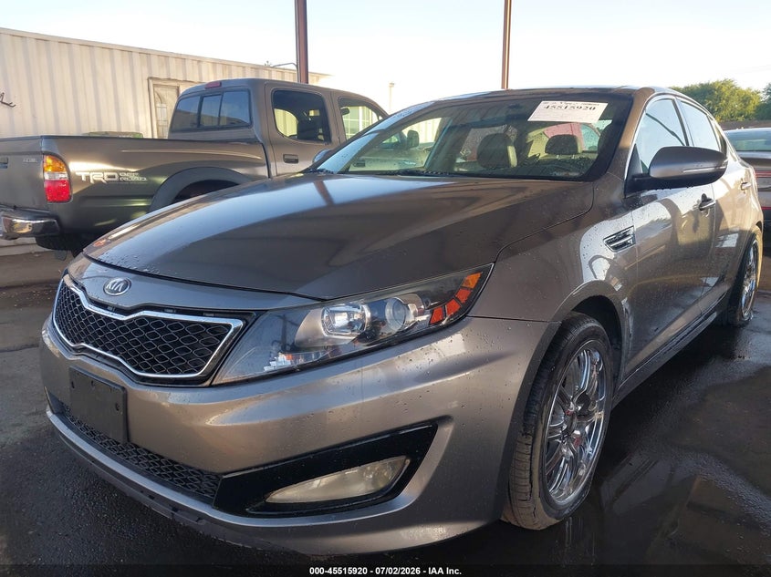 2013 Kia Optima VIN 5XXGR4A61DG195366 IAAI salvage auction — RIGHT FRONT, Salvage (California), sold $825 on 2026-07-28 (photo 2)