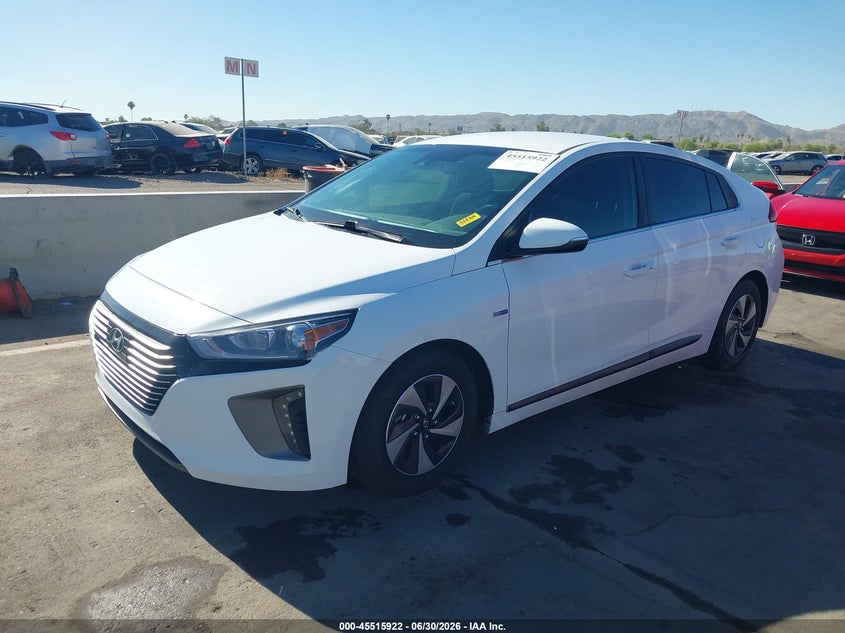 2019 Hyundai Ioniq VIN KMHC75LC3KU124668 IAAI salvage auction — RIGHT FRONT, Salvage (Arizona), sold $3,350 on 2026-07-11 (photo 2)