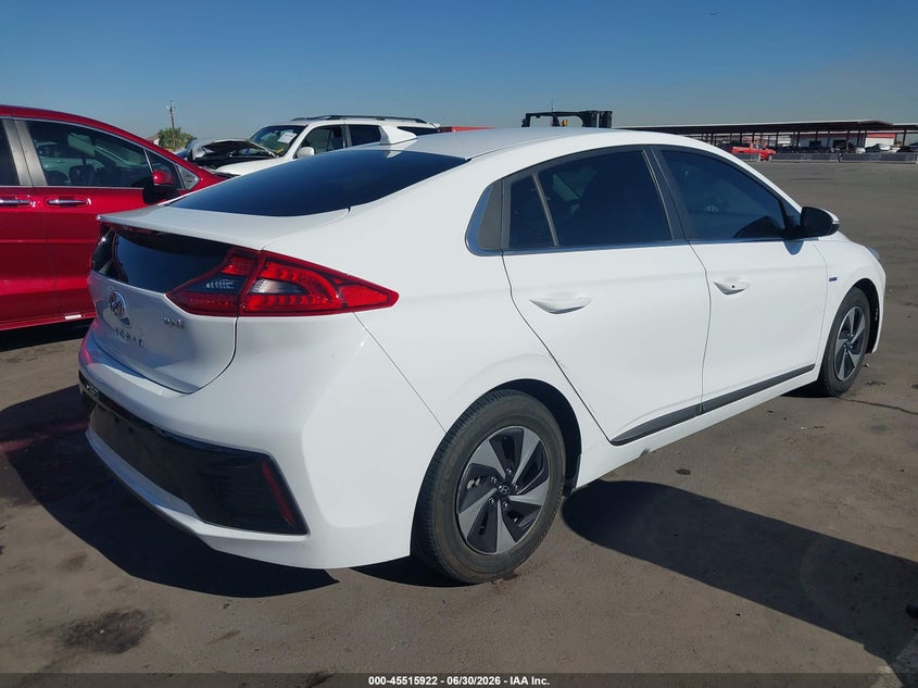 2019 Hyundai Ioniq VIN KMHC75LC3KU124668 IAAI salvage auction — RIGHT FRONT, Salvage (Arizona), sold $3,350 on 2026-07-11 (photo 4)
