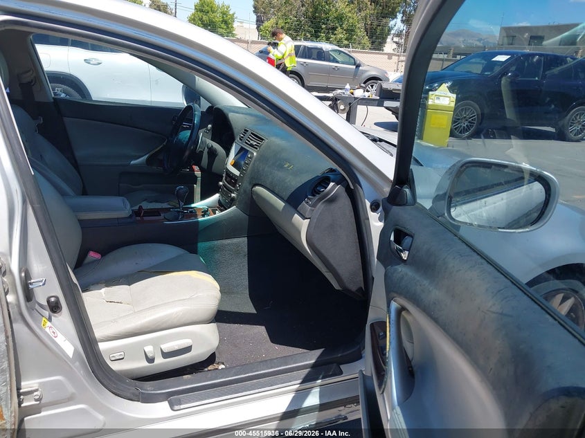 2007 Lexus Is 250 VIN JTHBK262875039275 IAAI salvage auction — NORMAL WEAR, Clear - Dealer Only (California), sold $475 on 2026-07-29 (photo 5)