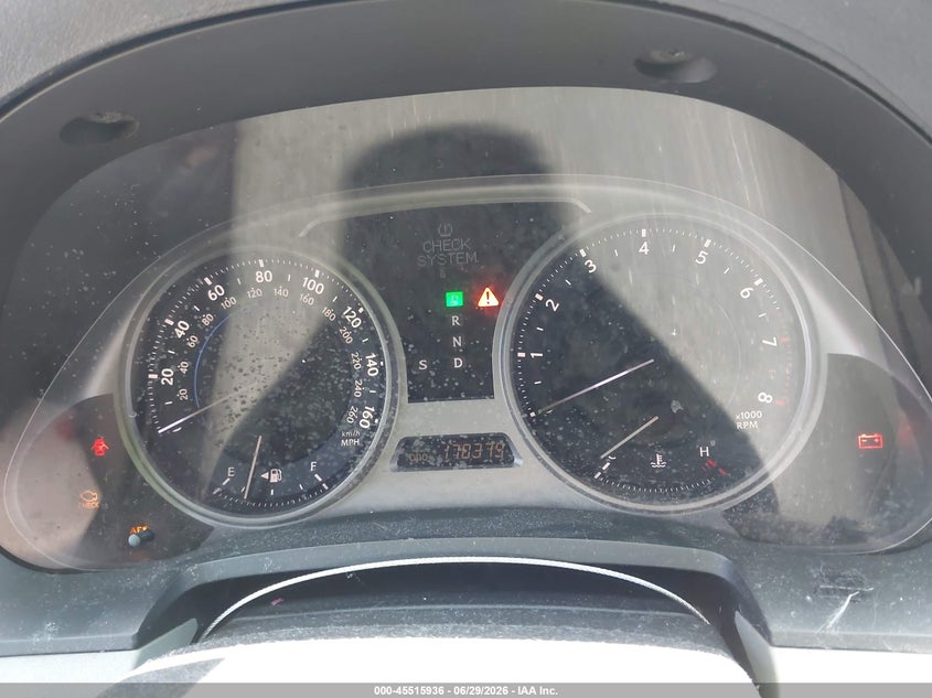 2007 Lexus Is 250 VIN JTHBK262875039275 IAAI salvage auction — NORMAL WEAR, Clear - Dealer Only (California), sold $475 on 2026-07-29 (photo 7)