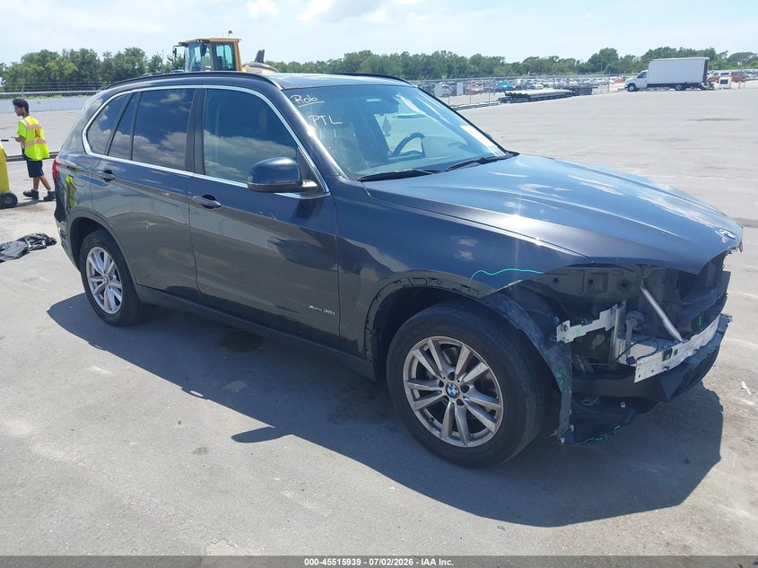 2015 BMW X5 VIN 5UXKR0C54F0K65209 IAAI salvage auction — FRONT END, Rebuildable (Florida), sold $1,400 on 2026-07-29 (photo 1)