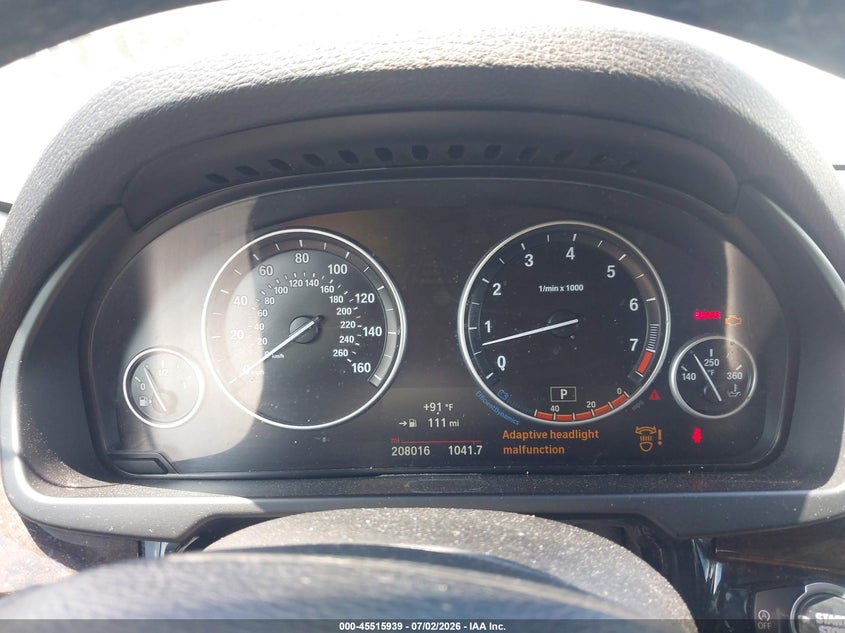 2015 BMW X5 VIN 5UXKR0C54F0K65209 IAAI salvage auction — FRONT END, Rebuildable (Florida), sold $1,400 on 2026-07-29 (photo 7)