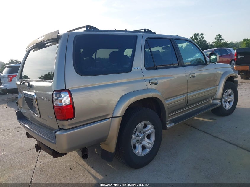 2002 Toyota 4runner VIN JT3HN87RX29063715 IAAI salvage auction — NORMAL WEAR, Clear (Missouri), sold $1,850 on 2026-07-28 (photo 4)