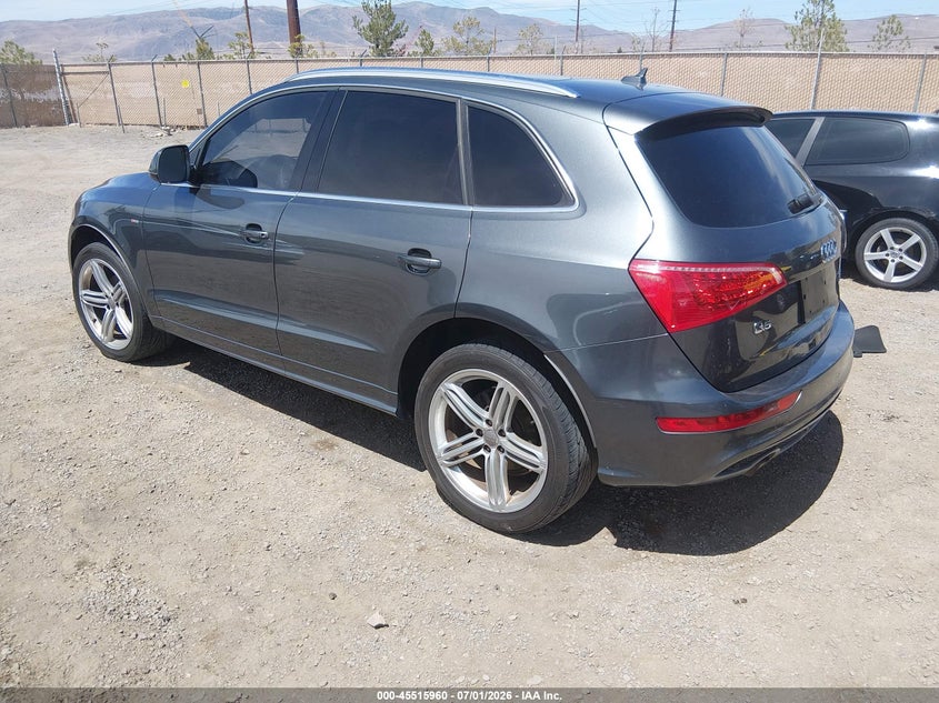 2012 Audi Q5 VIN WA1WKAFP9CA139406 IAAI salvage auction — REAR END, Salvage (Nevada), sold $1,150 on 2026-07-24 (photo 3)