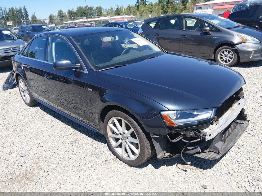 2016 Audi A4 VIN WAUFFAFL6GN010879 IAAI salvage auction — FRONT END, Salvage Title, sold $2,400 on 2026-07-22 (photo 1)