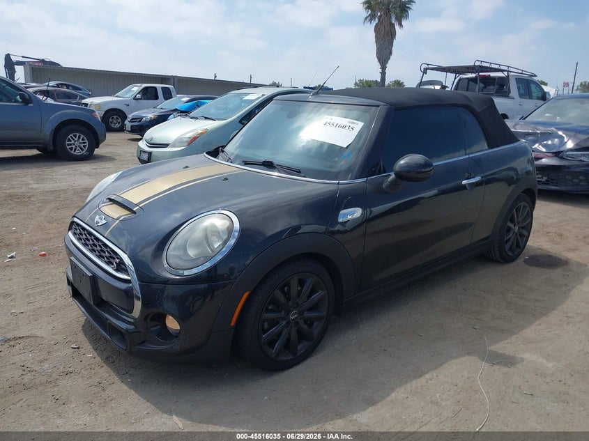 2017 Mini Convertible VIN WMWWG9C59H3C23097 IAAI salvage auction — NORMAL WEAR, Clear - Dealer Only (California), sold $2,275 on 2026-07-08 (photo 2)