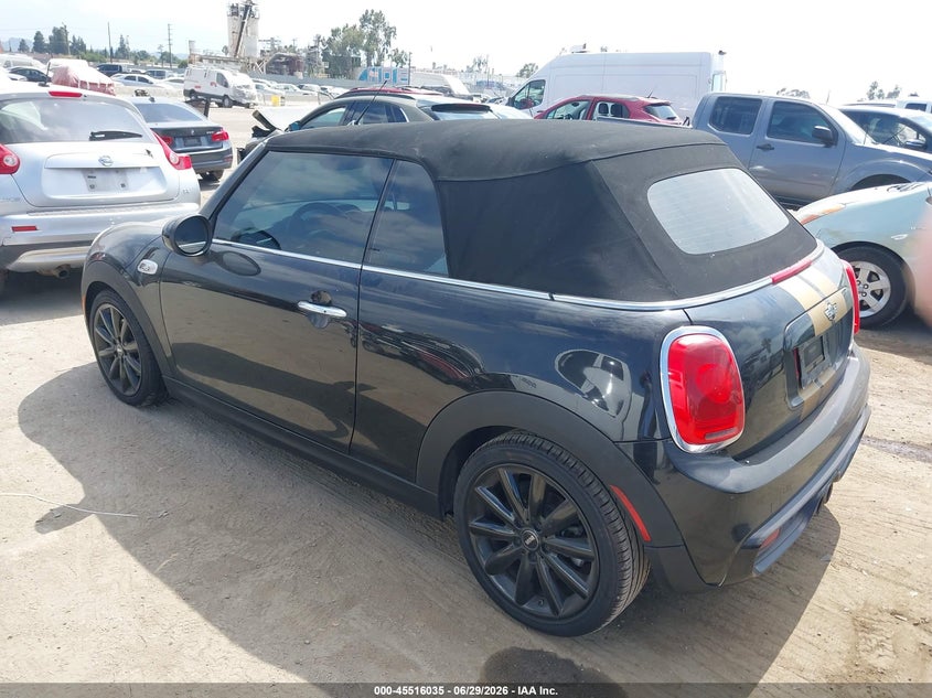 2017 Mini Convertible VIN WMWWG9C59H3C23097 IAAI salvage auction — NORMAL WEAR, Clear - Dealer Only (California), sold $2,275 on 2026-07-08 (photo 3)