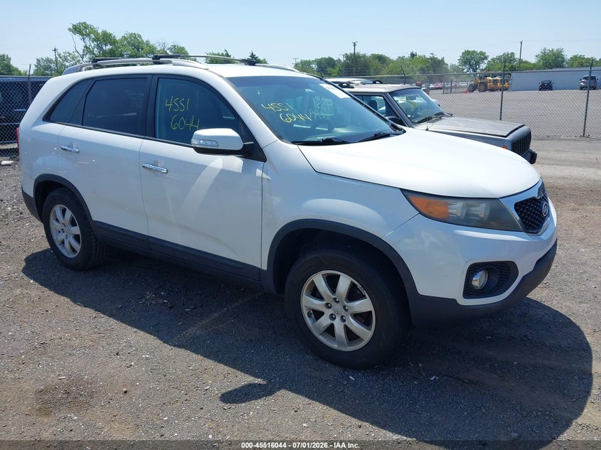 2012 Kia Sorento VIN 5XYKT3A69CG224175 IAAI salvage auction — NORMAL WEAR, Clear (Virginia), sold $825 on 2026-07-07 (photo 1)