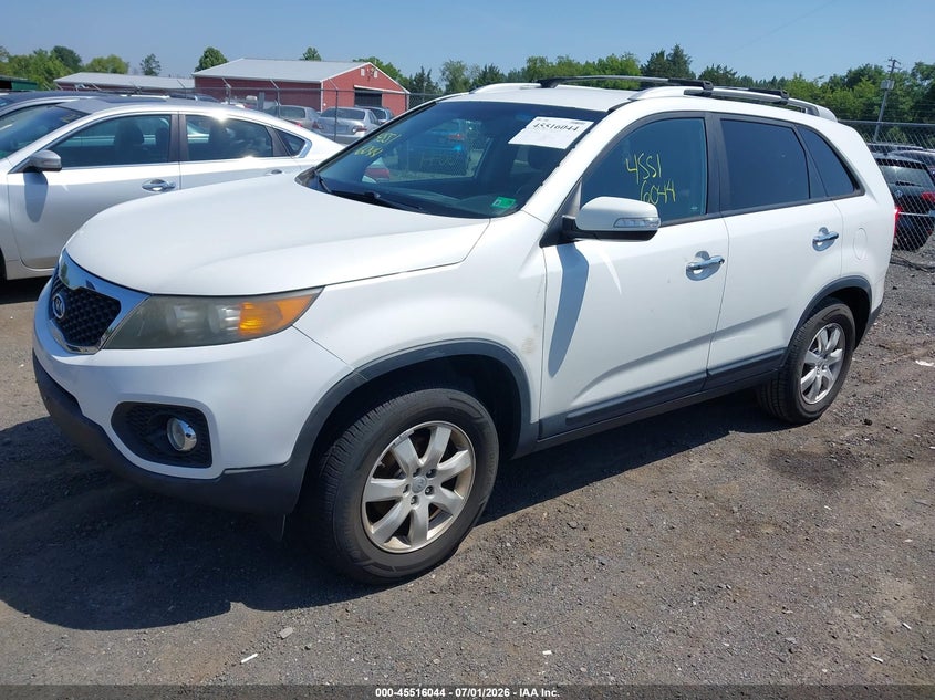 2012 Kia Sorento VIN 5XYKT3A69CG224175 IAAI salvage auction — NORMAL WEAR, Clear (Virginia), sold $825 on 2026-07-07 (photo 2)