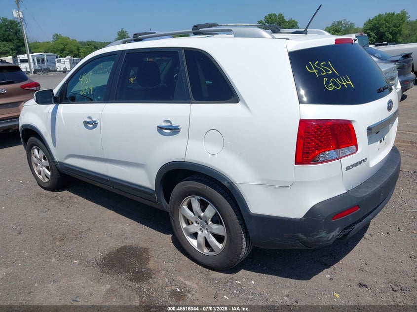 2012 Kia Sorento VIN 5XYKT3A69CG224175 IAAI salvage auction — NORMAL WEAR, Clear (Virginia), sold $825 on 2026-07-07 (photo 3)