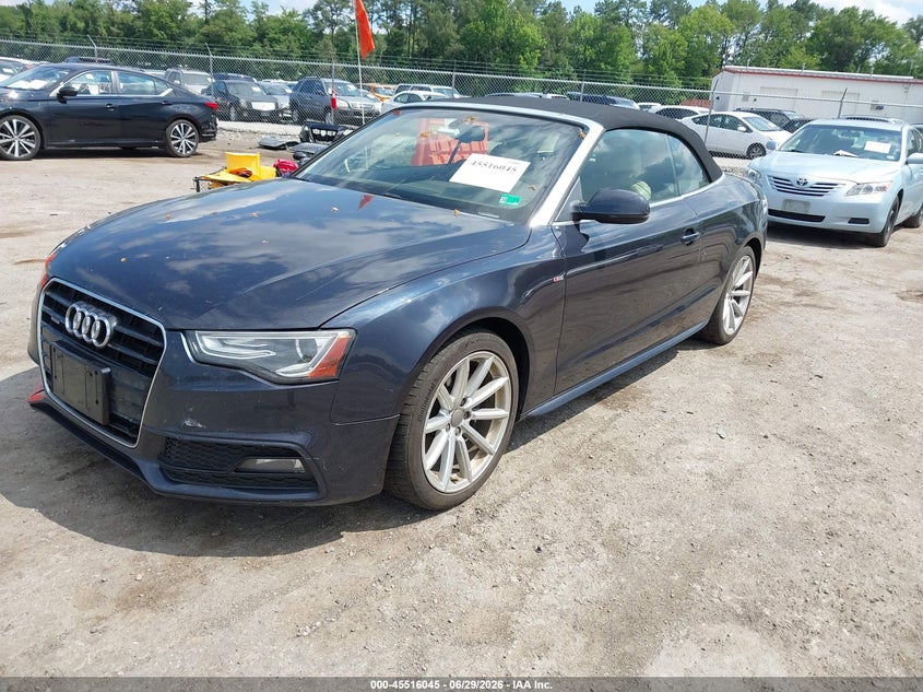 2015 Audi A5 VIN WAUMFAFH8FN010416 IAAI salvage auction — NORMAL WEAR, Clear (Virginia), sold $600 on 2026-07-24 (photo 2)