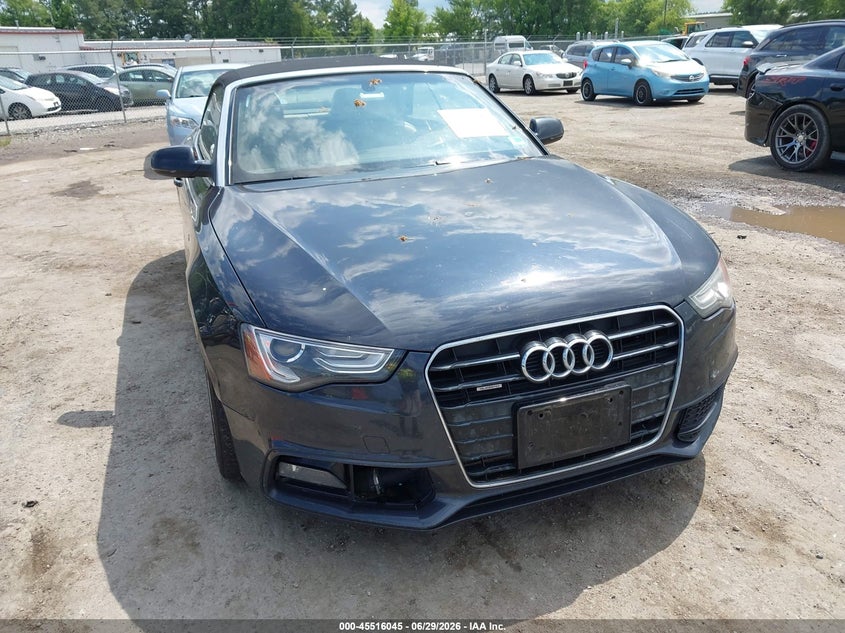 2015 Audi A5 VIN WAUMFAFH8FN010416 IAAI salvage auction — NORMAL WEAR, Clear (Virginia), sold $600 on 2026-07-24 (photo 6)
