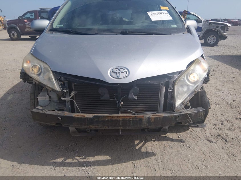 2012 Toyota Sienna VIN 5TDKK3DC8CS190673 IAAI salvage auction — FRONT END, Salvage (Arkansas), sold $1,550 on 2026-07-29 (photo 6)