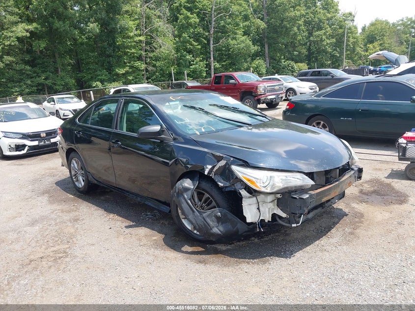 2016 Toyota Camry VIN 4T1BF1FK7GU165872 IAAI salvage auction — FRONT END, Salvage Title, sold $3,550 on 2026-07-31 (photo 1)
