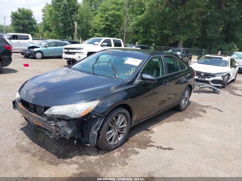 2016 Toyota Camry VIN 4T1BF1FK7GU165872 IAAI salvage auction — FRONT END, Salvage Title, sold $3,550 on 2026-07-31 (photo 2)