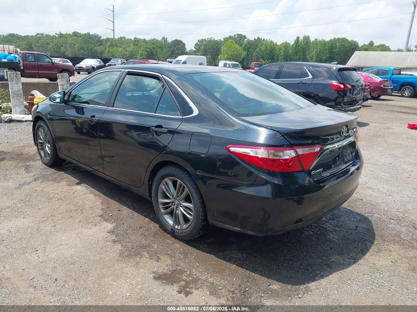 2016 Toyota Camry VIN 4T1BF1FK7GU165872 IAAI salvage auction — FRONT END, Salvage Title, sold $3,550 on 2026-07-31 (photo 3)