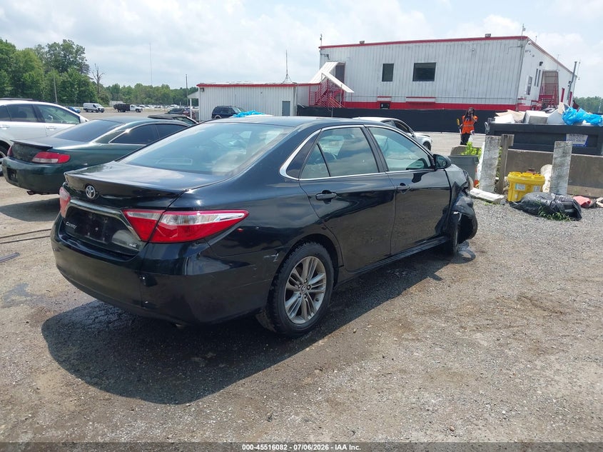 2016 Toyota Camry VIN 4T1BF1FK7GU165872 IAAI salvage auction — FRONT END, Salvage Title, sold $3,550 on 2026-07-31 (photo 4)